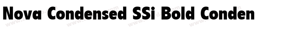 Nova Condensed SSi Bold Condensed字体转换
